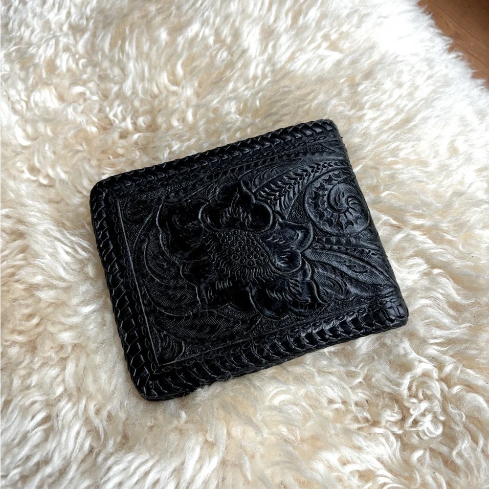 Vintage Tooled Leather Wallet